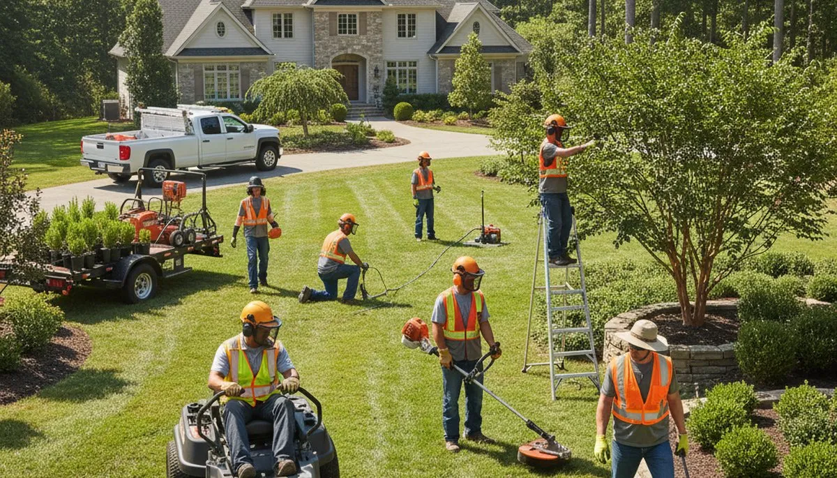 Oshkosh, WI tree service crew providing safe tree removal and landscaping care